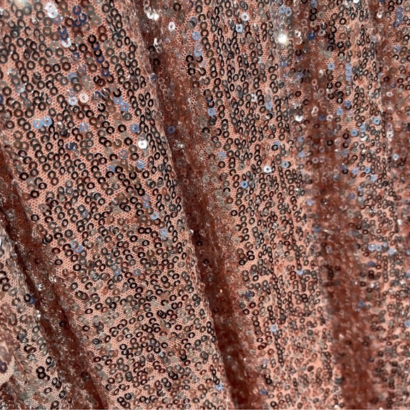 ELIZA J Sequin V Back Long Sleeve Trumpet Gown NEW Size 14 Dress - Picture 6 of 14